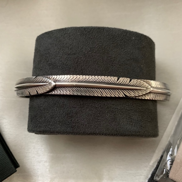 David Yurman Southwest Feather Silver Set - Picture 5 of 8